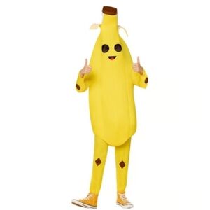 Fortnite PEELY Costume for Youth XL 14-16 Tunic Top And Pants Yellow Banana